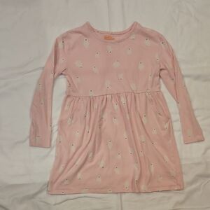 Cat & Jack Pink Floral Long Sleeve Dress